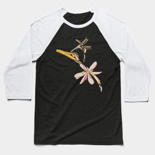 Modern Flower Baseball T-Shirt